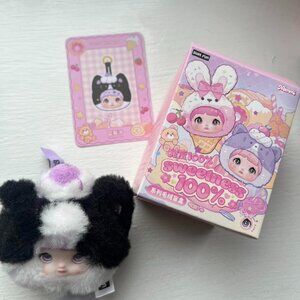 Nommi Sweetness 100% Pendant Keychain Charm Blind Box Blind Bag Black White